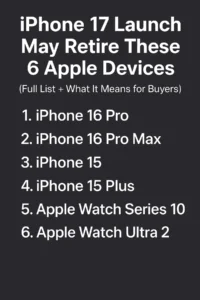 iPhone 17 Launch May Retire These 6 Apple Devices